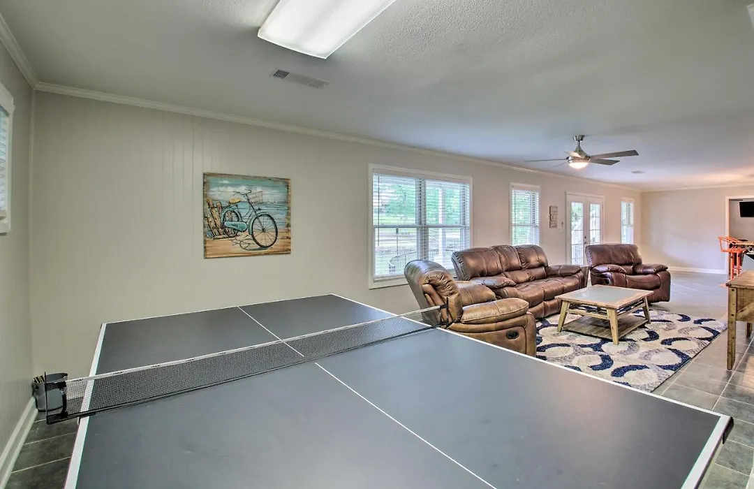 Grand Waterfront Retreat With Dock, Slip And Game Room-1
