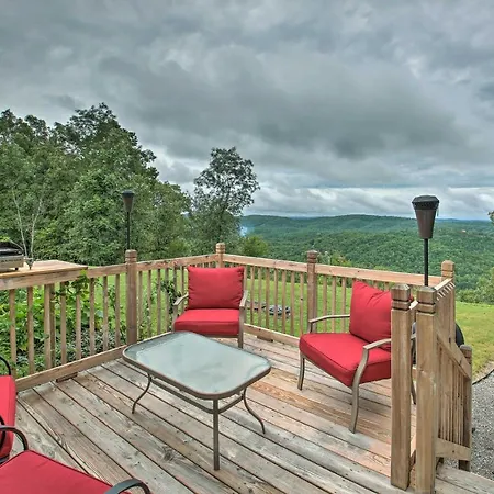 Contemporary Mountaintop Cabin 6 Mi To Natl Park-2
