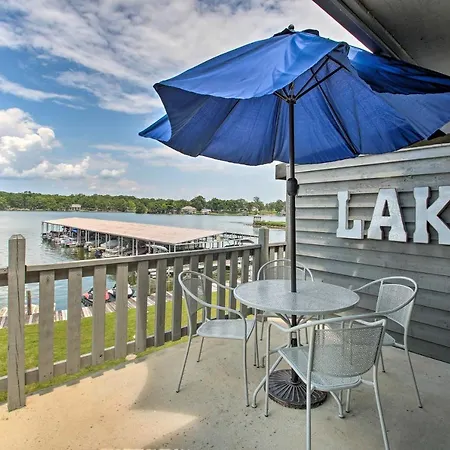 Balcony & Lake Access: Hot Springs Getaway!-3