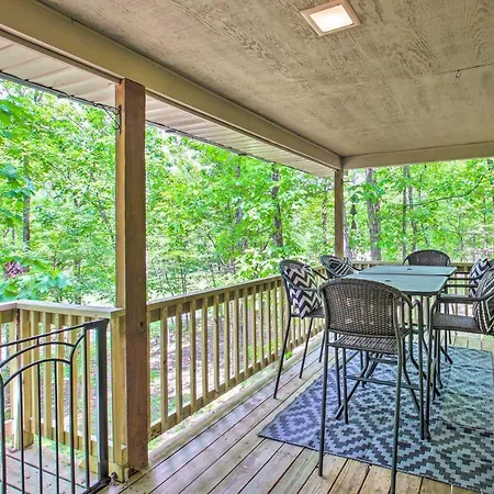 Deck And Resort Amenities Hot Springs Family Home-3